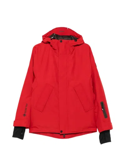 Moncler Lambir Canvas Ski Jacket In Red