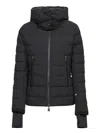 Moncler Womens Black Lamoura Hooded Shell-down Ski Jacket In Black