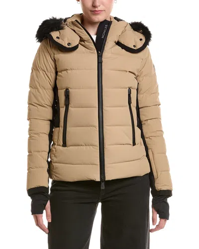 Moncler Lamoura Down Jacket In Brown