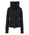 Moncler Hooded Padded Jacket In Black