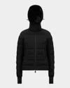 Moncler Lamoura Padded Zip-up Jacket In Black