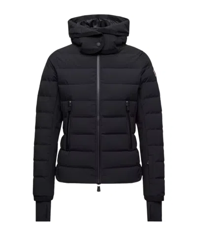 Moncler Lamoura Hooded Down Ski Jacket In Multi