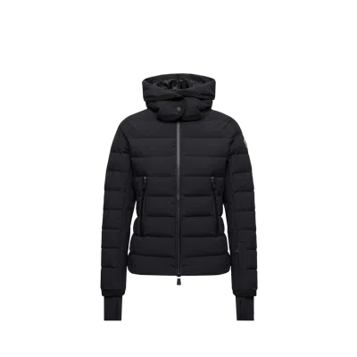 Moncler Lamoura Hooded Insulated Ski Jacket, Women, Black, Size: 2 In Blue