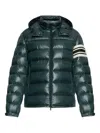 Moncler Long Sleeve Down Jacket In Green