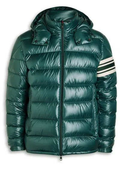 Moncler Landre Padded Shell Jacket In Green