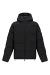 Moncler Black Nylon Fusian Down Jacket In Black