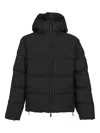 Moncler Languedoc Hooded Puffer Jacket In Black