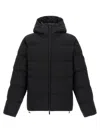 Moncler Black Nylon Fusian Down Jacket In Black
