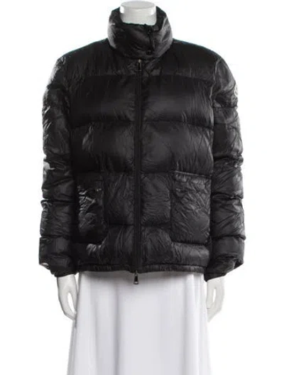 Pre-owned Moncler Lannic Down Coat In Black