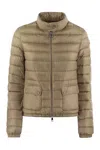 Moncler Women's Lans - Short Down Jacket In Beige