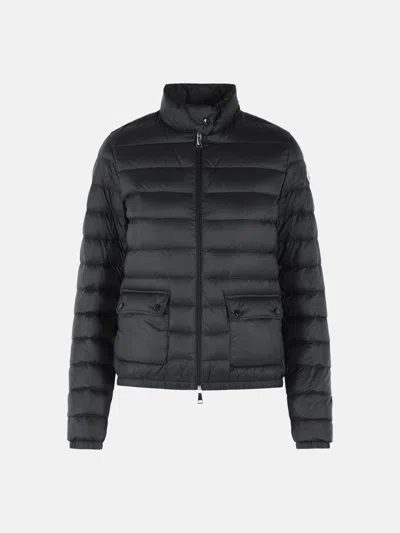 Moncler 'lans' Black Polyamide Down Jacket In Blue