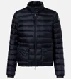 Moncler Lans Down Jacket In Blue