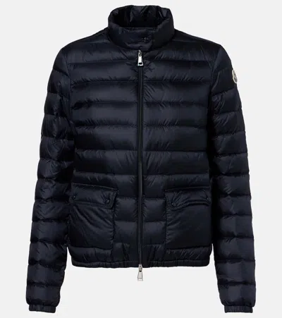 Moncler Lans Down Jacket In Blue
