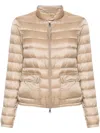 Moncler Lans Down Jacket In Neutrals