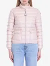 Moncler Lans Short Down Jacket In Pink