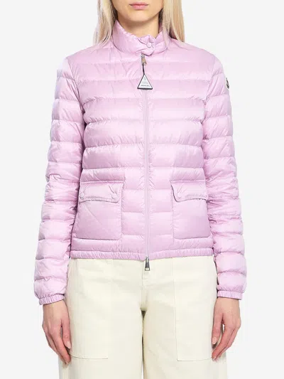 Moncler Lans Down Jacket In Transparent