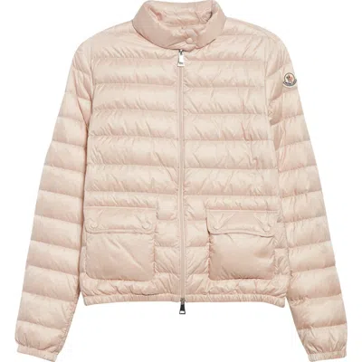 Moncler Lans Down Puffer Jacket In Neutral
