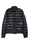 Moncler Lans Down Puffer Jacket In Blue