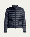 Moncler The Lans Down Puffer Jacket In Navy