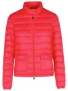 Moncler Lans Fuchsia Polyamide Down Jacket In Purple