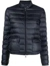 Moncler Lans Packable Nylon Down Jacket In Blue