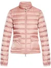 Moncler Lans Short Down Jacket In Pink