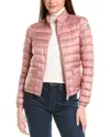 Moncler Lans Short Down Jacket In Pink