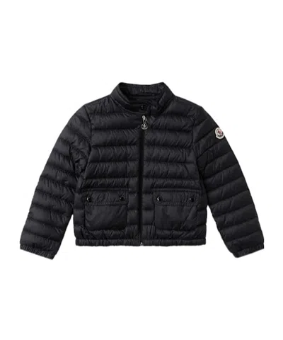 Moncler Kids' Lans Nylon Down Jacket In Black