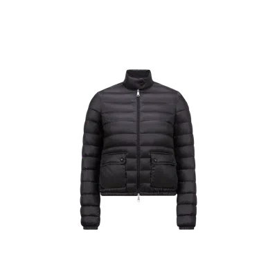 MONCLER MONCLER LANS PACKABLE SHORT DOWN JACKET, WOMEN, BLACK, SIZE: 5