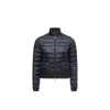 Moncler Slim Fit Long Season Coat For Women In Blue