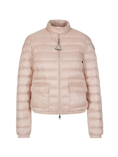 Moncler Lans Padded Jacket In Pink