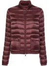 Moncler Lans Padded Jacket In Purple