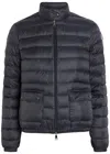 Moncler Lans Padded Nylon Jacket In Blue