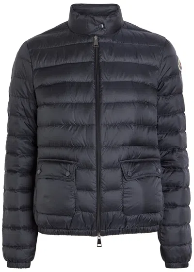 Moncler Lans Padded Nylon Jacket In Blue
