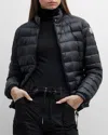 Moncler Kids Kaukura Quilted Shell Jacket (12-14 Years) In Black
