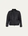 Moncler Lans Quilted Padded Shell Down Jacket In Black