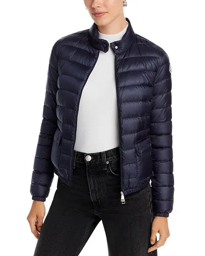 Moncler Lans Puffer Jacket In Blue