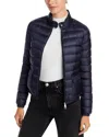 Moncler Lans Packable Nylon Down Jacket In Navy