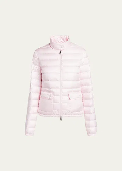 Moncler Lans Puffer Jacket In Paastel Pink