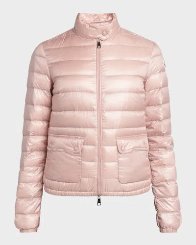 Moncler Lans Puffer Jacket In Pink