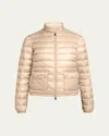 Moncler Lans Puffer Jacket In Stone
