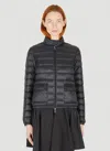 Moncler Lans Quilted Shell Down Jacket In Black