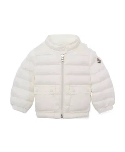 Moncler Lans Quilted Down Jacket In White