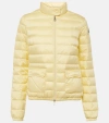Moncler Lans Padded Jacket In Yellow