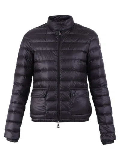 Moncler Lans Quilted Nylon Down Jacket In Black