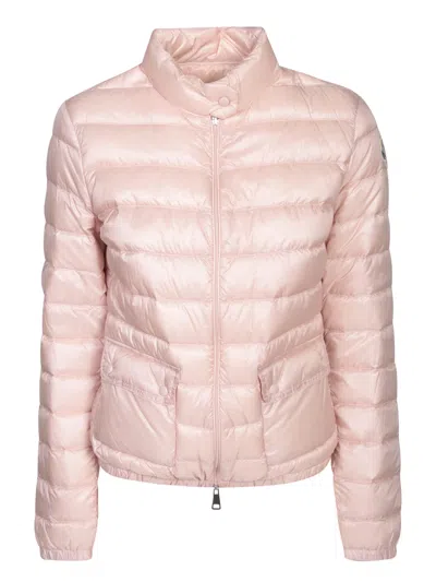 Moncler Lans Quilted Nylon Down Jacket In Pink
