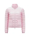 Moncler Thoiry Sparkly Down Puffer Jacket In Pink