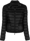 Moncler Womens Lans Packable Short Down Jacket In Black