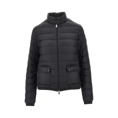 Moncler 'lans' Short Down Jacket In Black