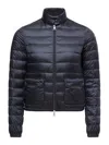 Moncler Slim Fit Long Season Coat For Women In Blue